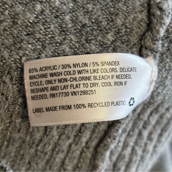 A New Day Long Gray Cardigan w/ Pockets Sz L - Picture 6 of 6